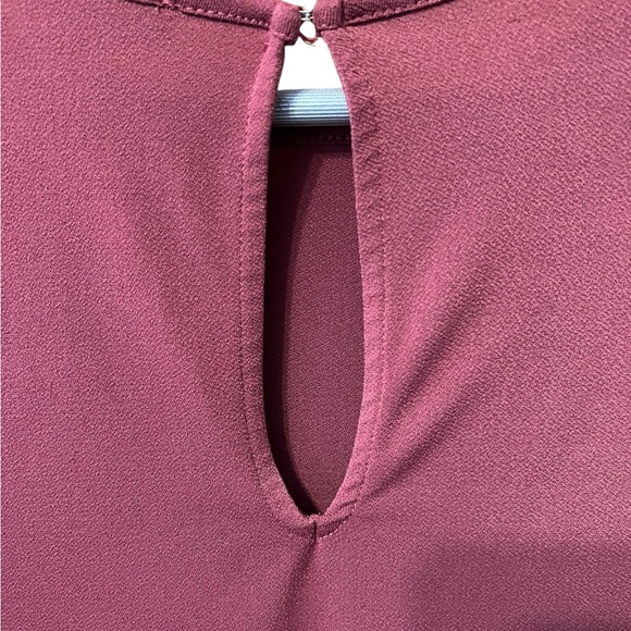 🟠Express Short Puff Sleeve Tee Mauve Medium - Picture 6 of 8